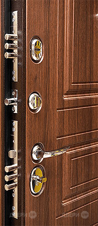 Входная металлическая Дверь Сударь МД-25 Орех бренди в Протвино