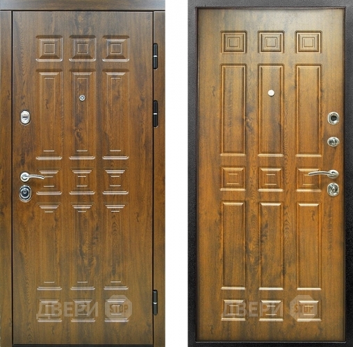 Входная металлическая Дверь Снедо Спарта 2К Винорит Темный дуб в Протвино