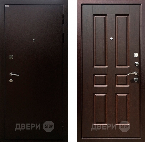 Входная металлическая Дверь Ратибор Комфорт Орех премиум в Протвино