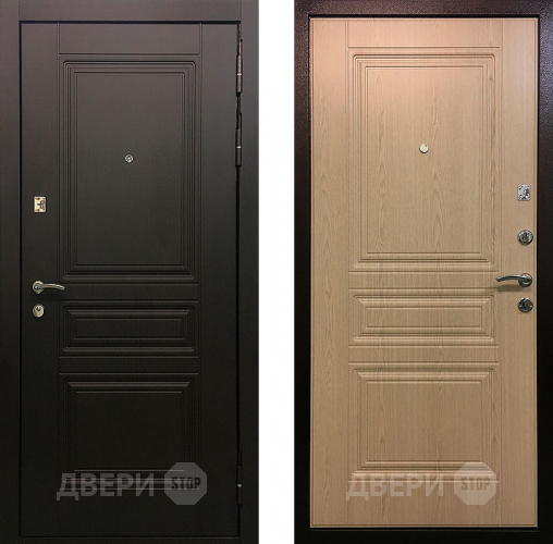 Входная металлическая  дверь Ратибор Лондон Беленый дуб в Протвино