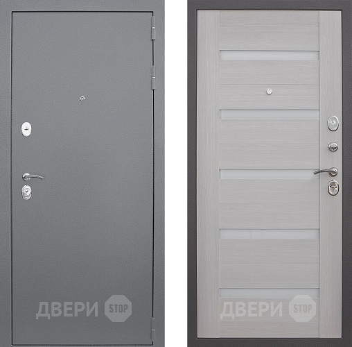 Входная металлическая Дверь Снедо Люкс Белая Лиственница 3К в Протвино