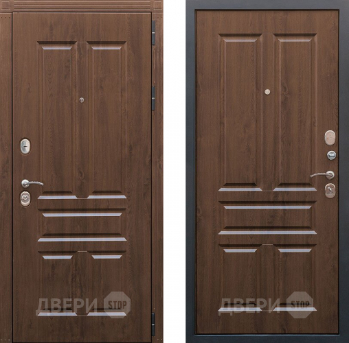 Входная металлическая Дверь Снедо Канцлер Винорит грецкий орех в Протвино