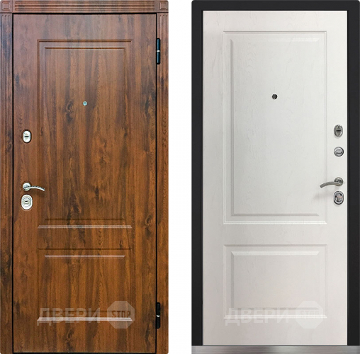 Входная металлическая Дверь Снедо V02 2К Альберо Браш Браун в Протвино