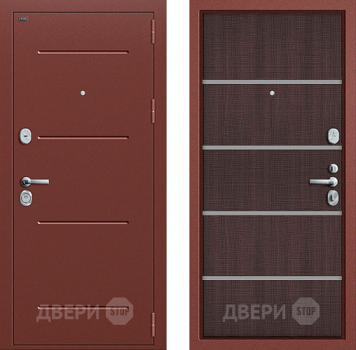 Дверь Groff Т2-204 Wenge Crosscut в Протвино