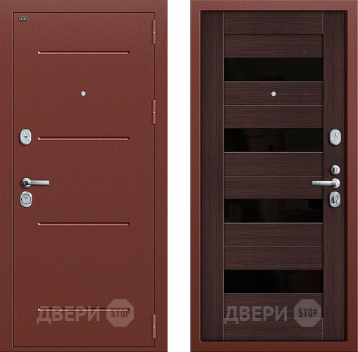 Входная металлическая Дверь Groff Т2-223 Wenge Veralinga в Протвино