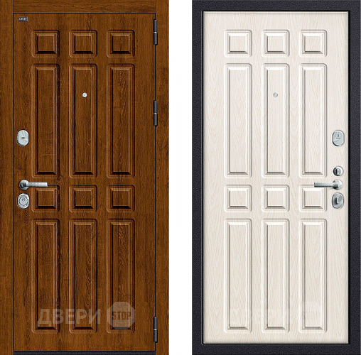 Входная металлическая Дверь Groff P3-315 Французский Дуб/Беленый Дуб в Протвино