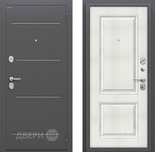 Входная металлическая Дверь Bravo Оптим Стиль Bianco Veralinga в Протвино