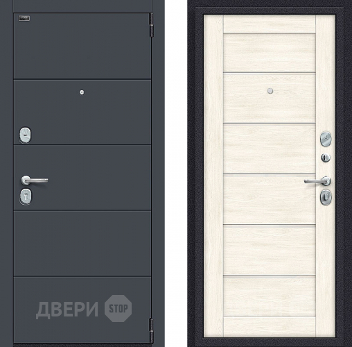 Входная металлическая Дверь Bravo Порта S-3 4/Л22 Nordic Oak в Протвино