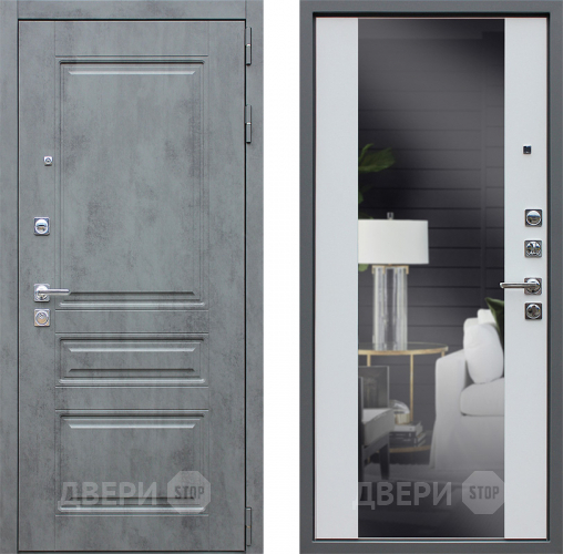 Входная металлическая Дверь АСД Лира с зеркалом  в Протвино