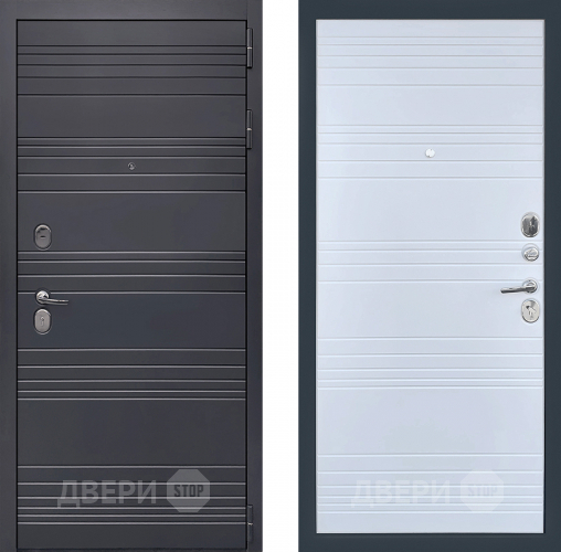 Входная металлическая Дверь Престиж Лига Белый матовый в Протвино