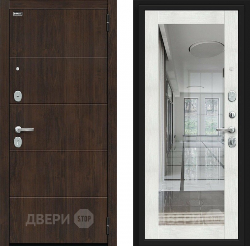 Входная металлическая Дверь Bravo Флэт Kale Almon/Bianco Veralinga в Протвино