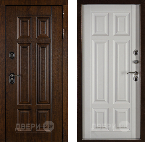 Дверь Заводская Урал ПП Лайт 3К Вайт (с терморазрывом) в Протвино