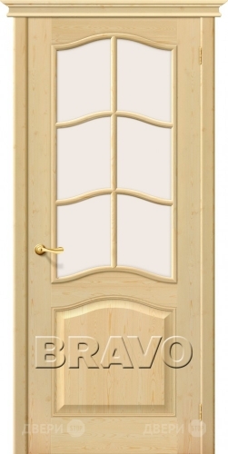 Межкомнатная дверь со стеклом М7 (Без отделки) в Протвино