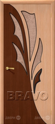 Межкомнатная дверь со стеклом Дуэт (Дуб) в Протвино