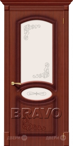 Межкомнатная дверь со стеклом Азалия (Макоре) в Протвино