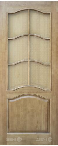 Межкомнатная дверь 7-ПО светлый лак в Протвино