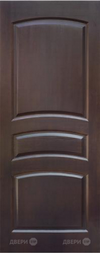 Межкомнатная дверь 16-ПГ темный лак в Протвино