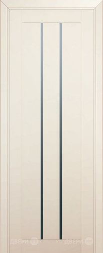 Межкомнатная дверь ProfilDoors 49U магнолия-сатинат (графит) в Протвино