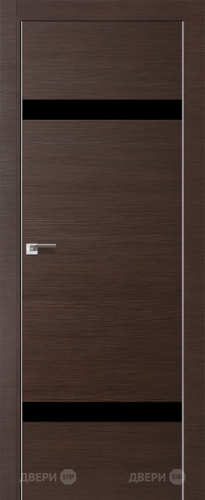 Межкомнатная дверь ProfilDoors 3Z венге кроскут (черный лак) в Протвино