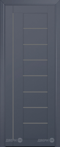 Межкомнатная дверь ProfilDoors 17U антрацит (графит) в Протвино