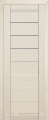 Межкомнатная дверь ProfilDoors 71U магнолия сатинат (графит) в Протвино