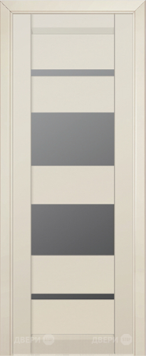 Межкомнатная дверь ProfilDoors 72U магнолия сатинат (графит) в Протвино