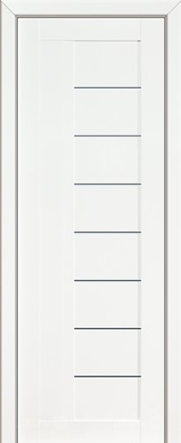 Межкомнатная дверь ProfilDoors 17L белый люкс (графит) в Протвино