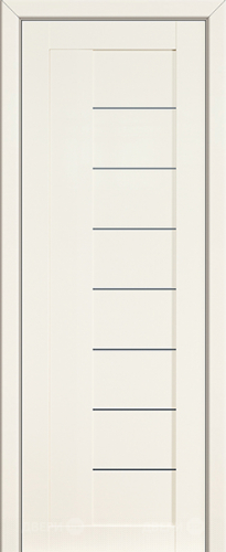 Межкомнатная дверь ProfilDoors 17L магнолия люкс (графит) в Протвино