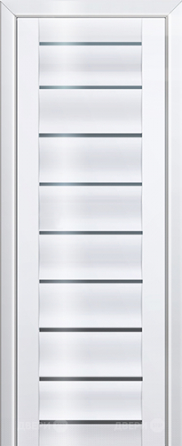 Межкомнатная дверь ProfilDoors 76L белый люкс (графит) в Протвино