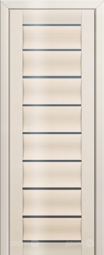 Межкомнатная дверь ProfilDoors 76L магнолия люкс (графит) в Протвино