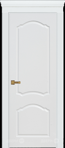 Межкомнатная дверь Танго ПГ белая эмаль в Протвино