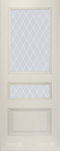 Межкомнатная дверь ProfilDoors 68U магнолия сатинат (ромб) в Протвино