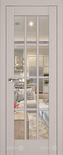 Межкомнатная дверь ProfilDoors 102X пекан белый (матовое) в Протвино