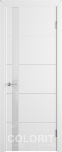 Межкомнатная дверь К4 ПО белая эмаль в Протвино