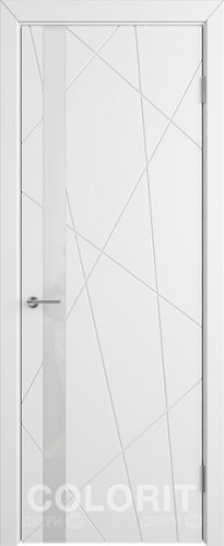 Межкомнатная дверь К5 ПО белая эмаль в Протвино