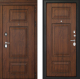 Входная металлическая Дверь (Дверной Континент) Порта Темный орех в Протвино