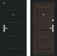 Входная металлическая Дверь Bravo Нео Букле черное/Wenge Veralinga в Протвино