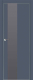 Межкомнатная дверь ProfilDoors 5E Антрацит (серебряный лак) в Протвино