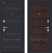 Дверь Bravo Оптим Техно Венге