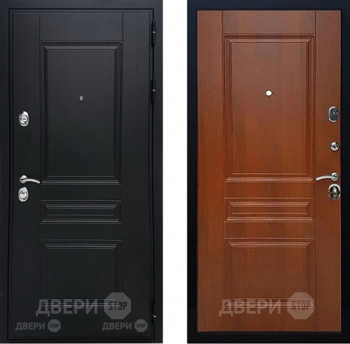 Входная металлическая Дверь Геркон (Gercon) Лондон панель МДФ Итальянский орех в Протвино