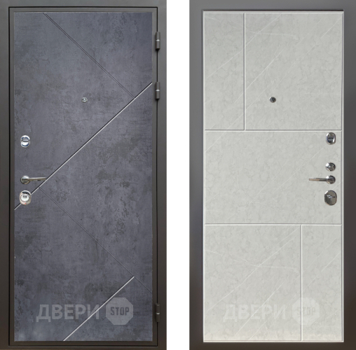 Дверь Шелтер (SHELTER) Комфорт Бетон урбан индиго 9 Гранит лава лайт в Протвино