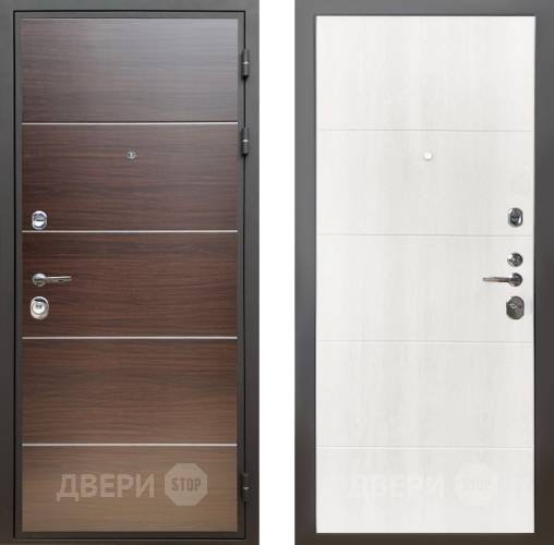 Входная металлическая Дверь Шелтер (SHELTER) Комфорт Венге структурный горизонт 7 Дуб филадельфия крем в Протвино