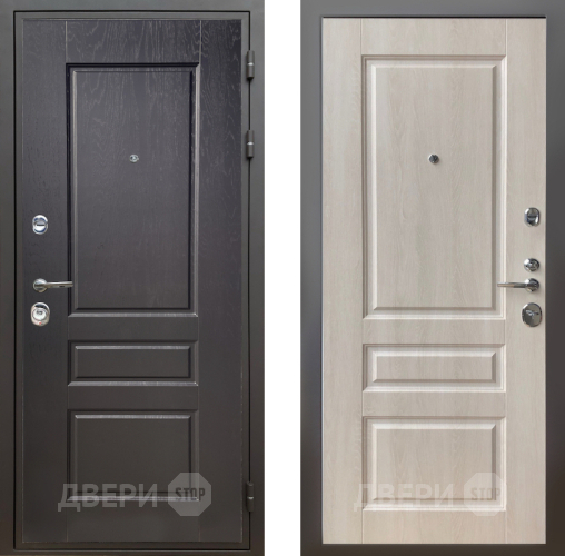 Входная металлическая Дверь Шелтер (SHELTER) Комфорт Дуб английский 3 Дуб филадельфия крем в Протвино