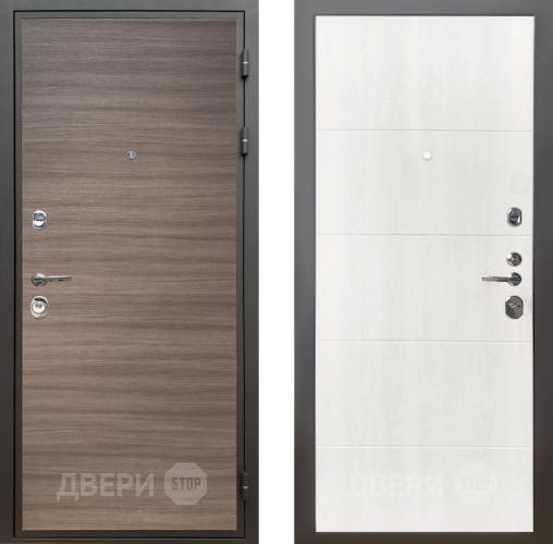 Входная металлическая Дверь Шелтер (SHELTER) Комфорт Дуб тоскано поперечный 7 Дуб филадельфия крем в Протвино