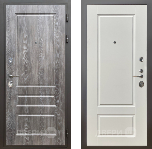 Входная металлическая Дверь Шелтер (SHELTER) Комфорт Дуб шале серебро 5 Силк тирамиссу в Протвино