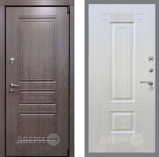 Входная металлическая Дверь Рекс (REX) Пренмиум-S FL-2 Лиственница беж в Протвино