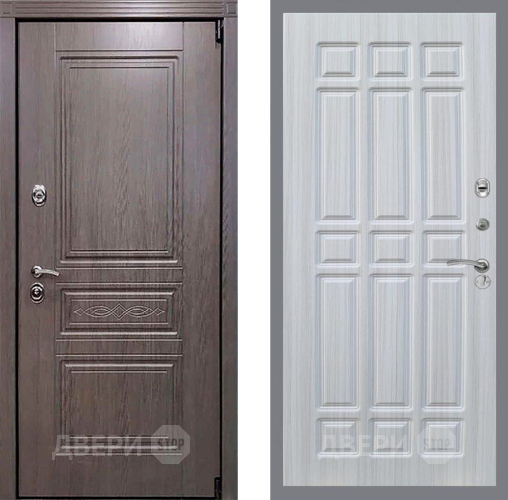 Входная металлическая Дверь Рекс (REX) Пренмиум-S FL-33 Сандал белый в Протвино