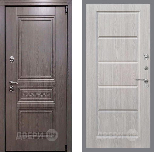 Входная металлическая Дверь Рекс (REX) Пренмиум-S FL-39 Беленый дуб в Протвино