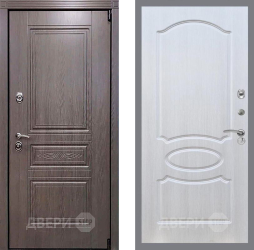 Входная металлическая Дверь Рекс (REX) Пренмиум-S FL-128 Лиственница беж в Протвино