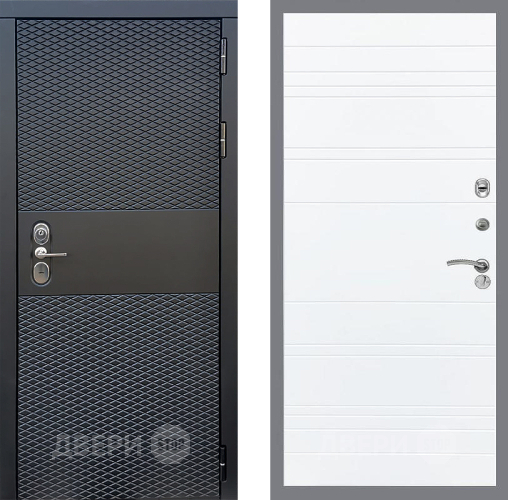 Входная металлическая Дверь Стоп БЛЭК CISA Лайн Силк Сноу в Протвино